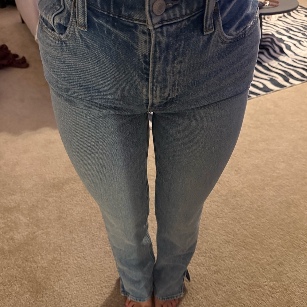 Abercrombie & Fitch Light Blue Straight Leg Jeans